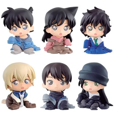 

Anime Detective Conan Figure Gasha Scotch Shinichi Kudo Toru Amuro Masumi Sera Toys Kawaii Pvc Model Doll Ornaments Gifts