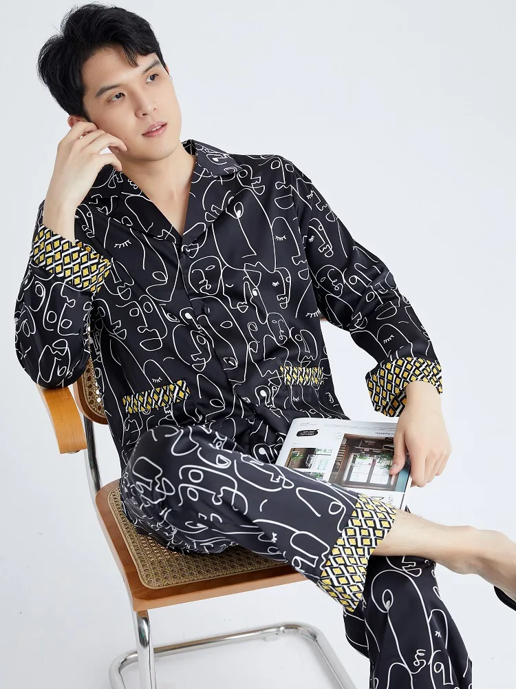 Рисунок 3 - Пижама Мужская шелковая с длинным рукавом