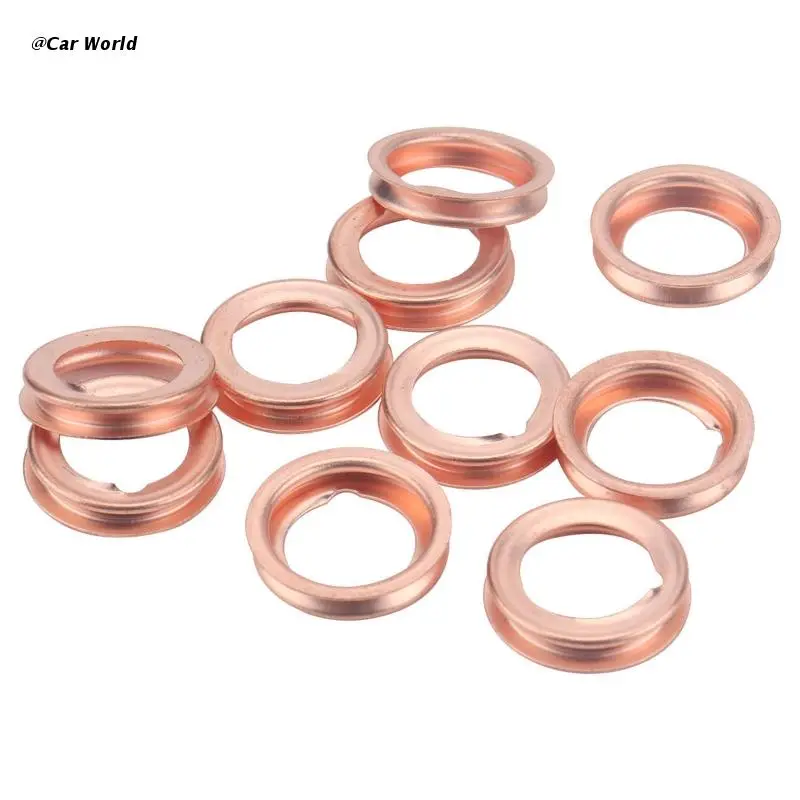 

6XDB 10Pcs 11026-01M02 Engine Oil Drain Plug Crush Gasket Washers Seals