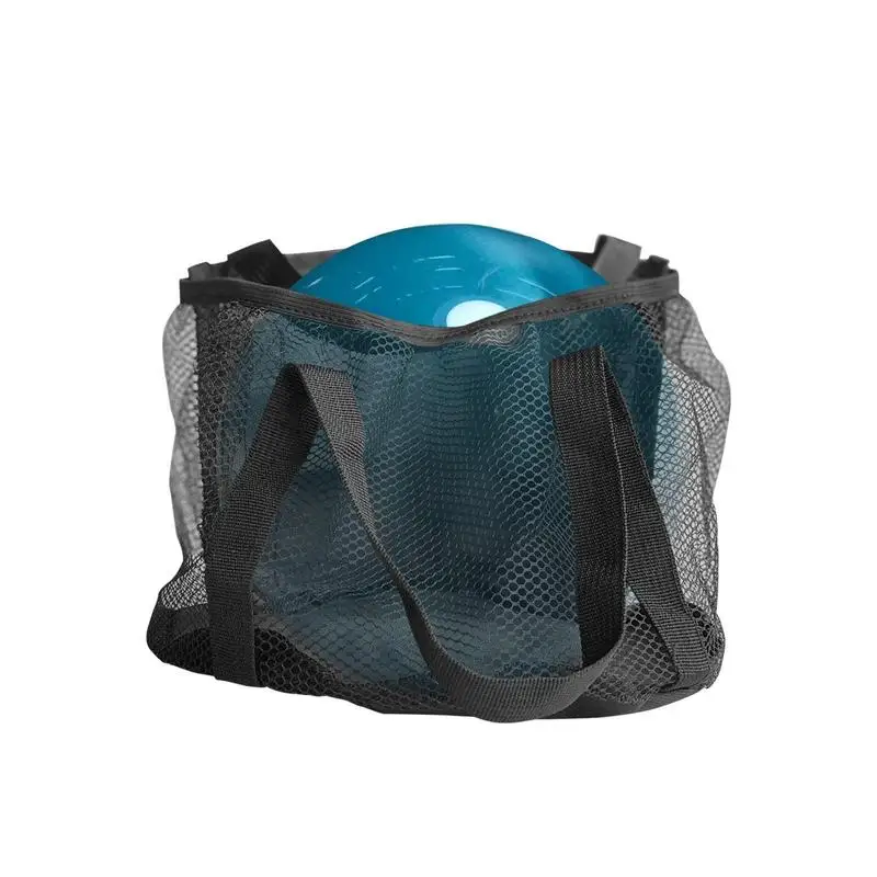 

Bowling Bags Mesh Bowling Ball Bag Single Ball Bowling Tote Bag With Handle Strap For Bowling Lovers Sports Accessories