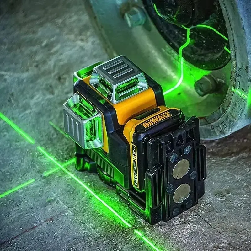 Фото Dewalt DW089LG 3 стороны * 360 градусов Вертикальная литиевая батарея 12 В 12 линий лазерный уровень Горизонтальный измеритель уровня зеленого света для улицы №3