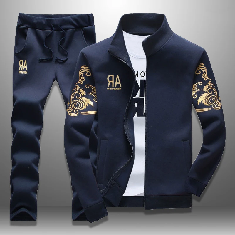 

Spring Tracksuits Men Sporting Gyms Mens Set Casual Outfit Sportswear Fitness Men's Clothing Bodybuilding Male Sweat Suit