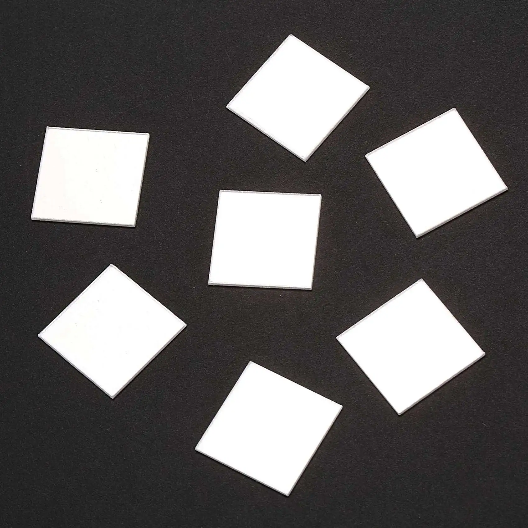 Зеркальная фотонаклейка 200 шт 3D Стик (серебристый)