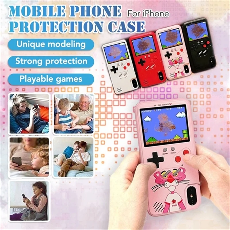 

3D 36 классический ретро чехол для телефона с консолью Gameboy для IPhone 11 12 13 Pro Max Mini XS XR X 10 8 7 Plus SE 2020 IPone Game Boy чехол