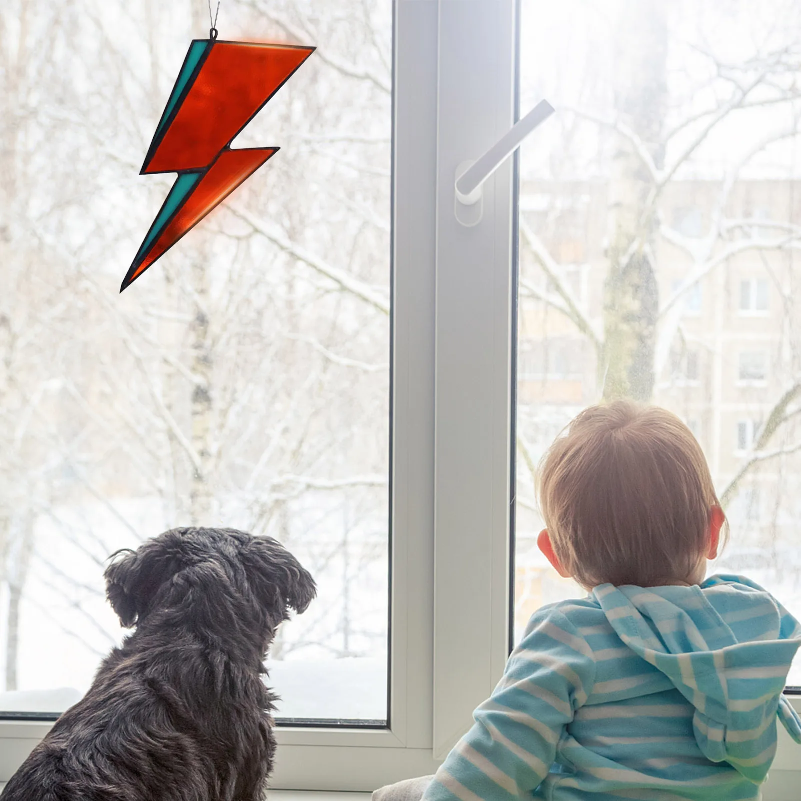 

Lightning Bolt Window Decor Painted Lightning Bolt Window Decor For Indoor OutdoorDecorative Pendant Lightning Bolt For Window