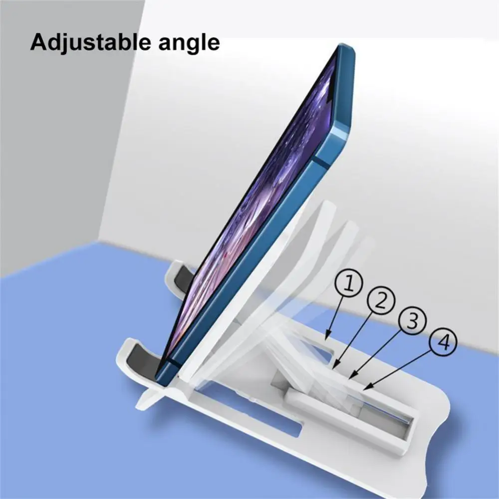 

Phone Stand Foldable Telescopic Adjustable Folding Heat Dissipation For Iphone Samsung Phone Accessories Smartphone Mount Stable