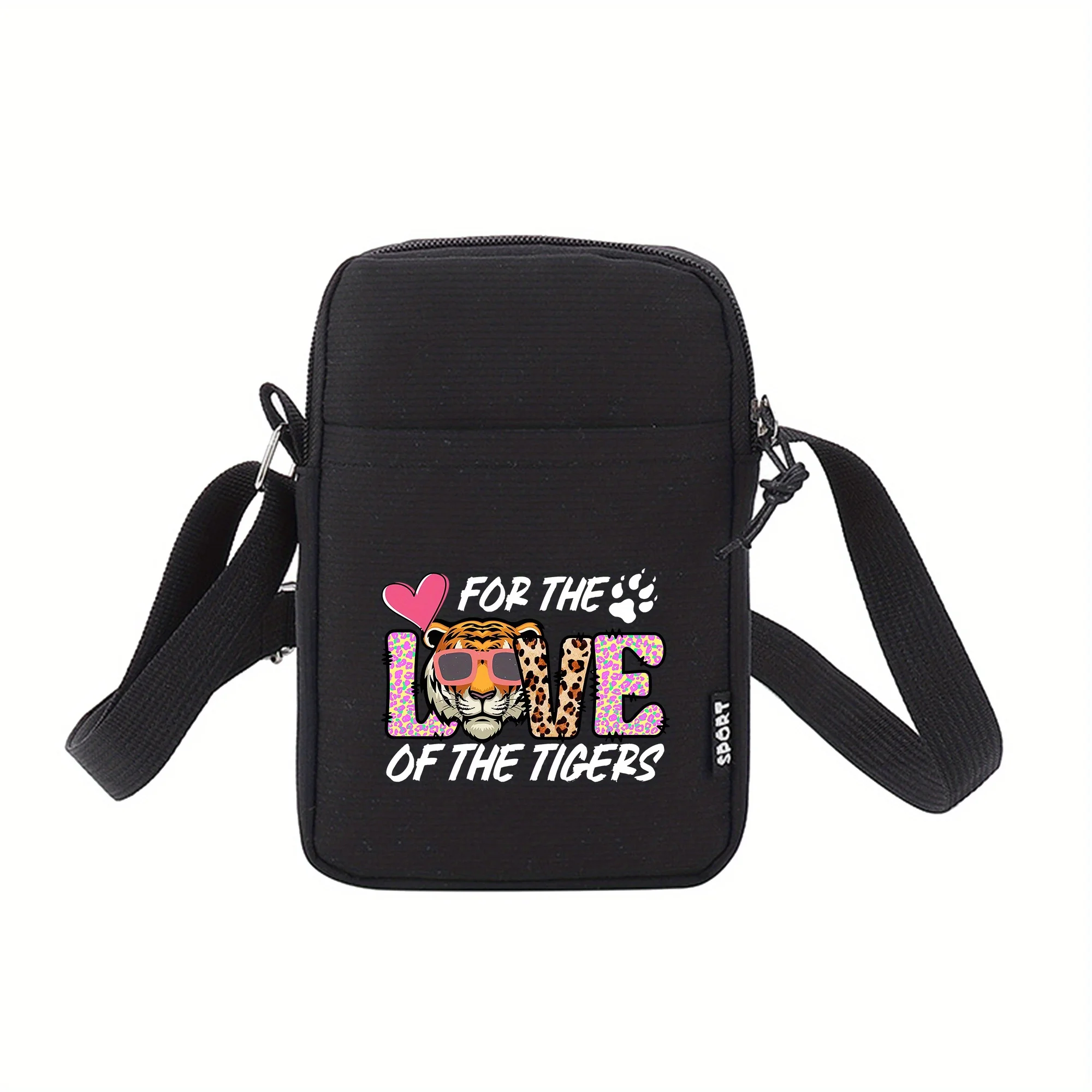 Мини-сумка Через Плечо В Тигровую Полоску Многофункциональный Кошелек Для