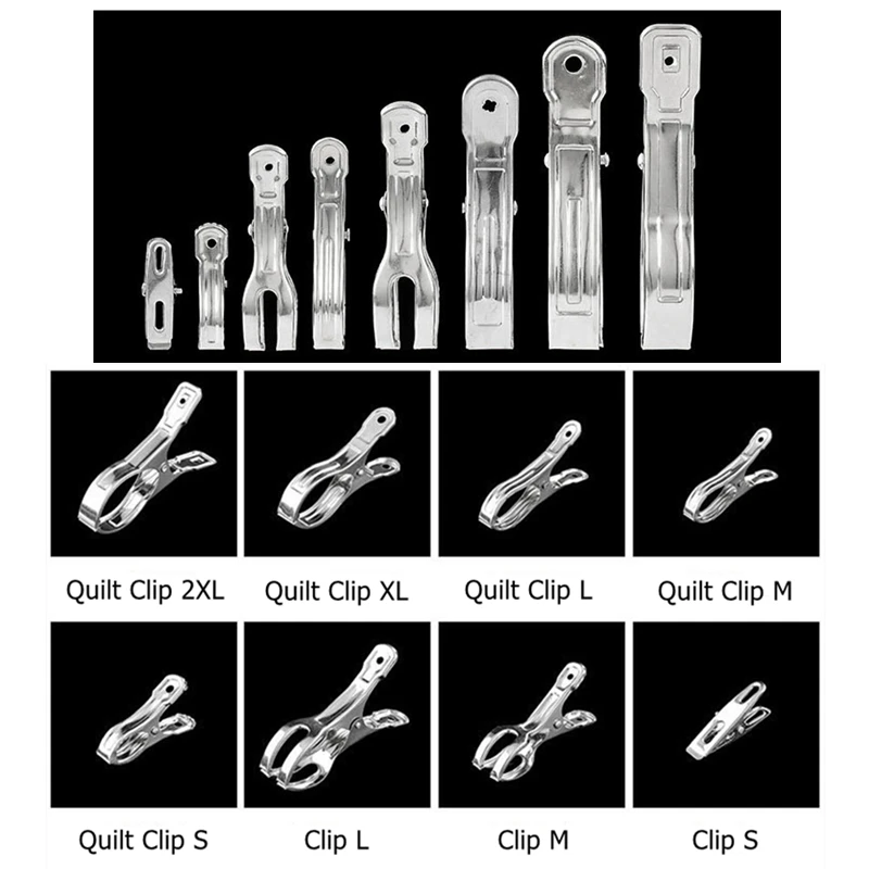 Подвесная вешалка для одежды из нержавеющей стали с ветрозащитными зажимами