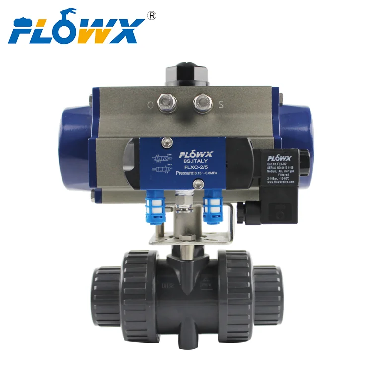 

DN20 Pneumatic PPR Plastic Ball Valve