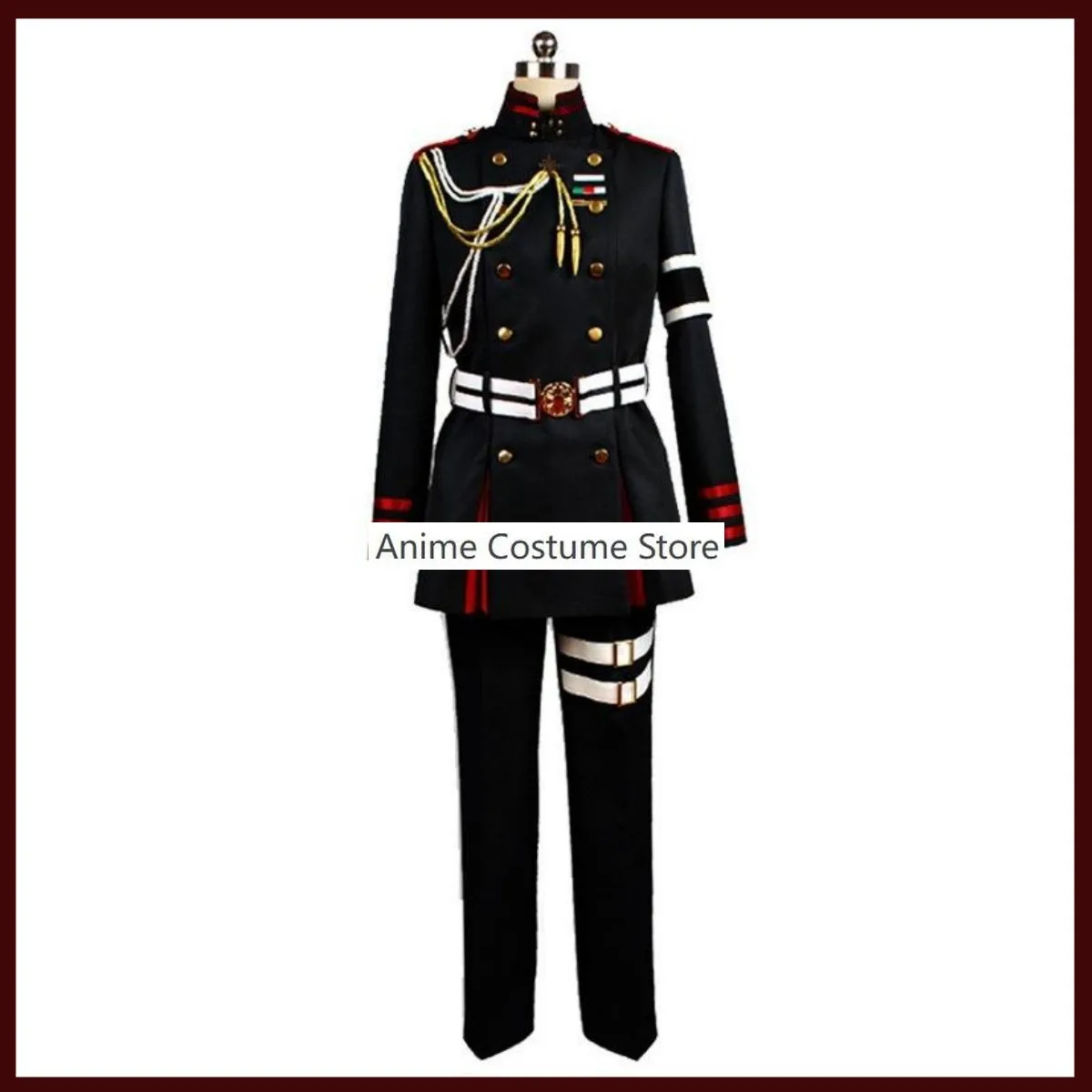 Парик для косплея Hiiragi Shinya из аниме &quotсераф конца&quot военная униформа аксессуары