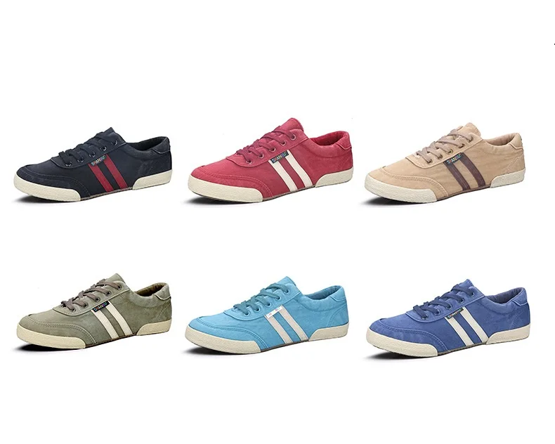 

Кеды мужские классические, мягкая подошва, холщовые кроссовки, базовая Повседневная Удобная обувь с двумя линиями, на шнуровке, однотонные