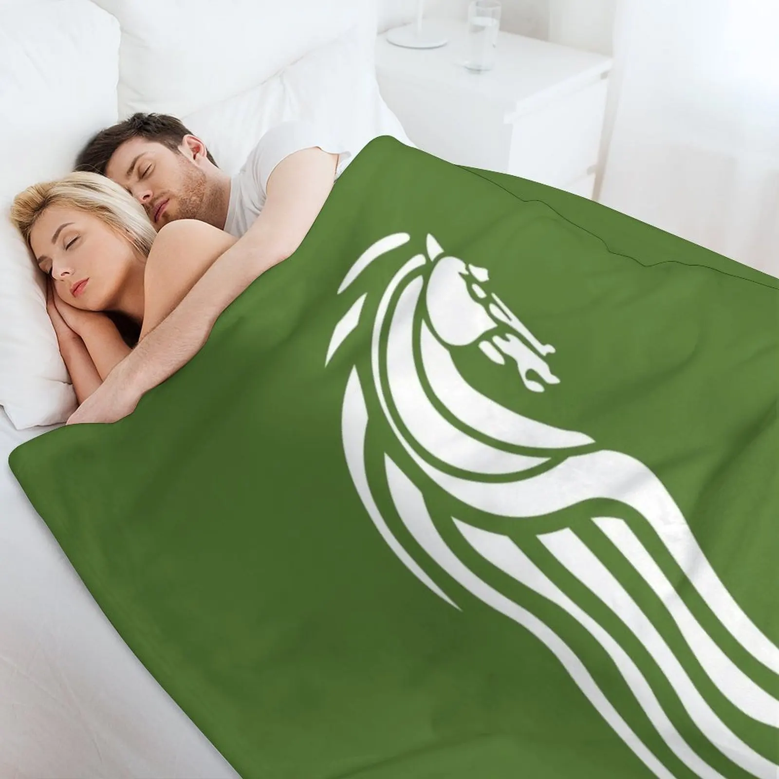 Одеяло с лошадью Рохана декоративные кровати для волос теплые зимние одеяла