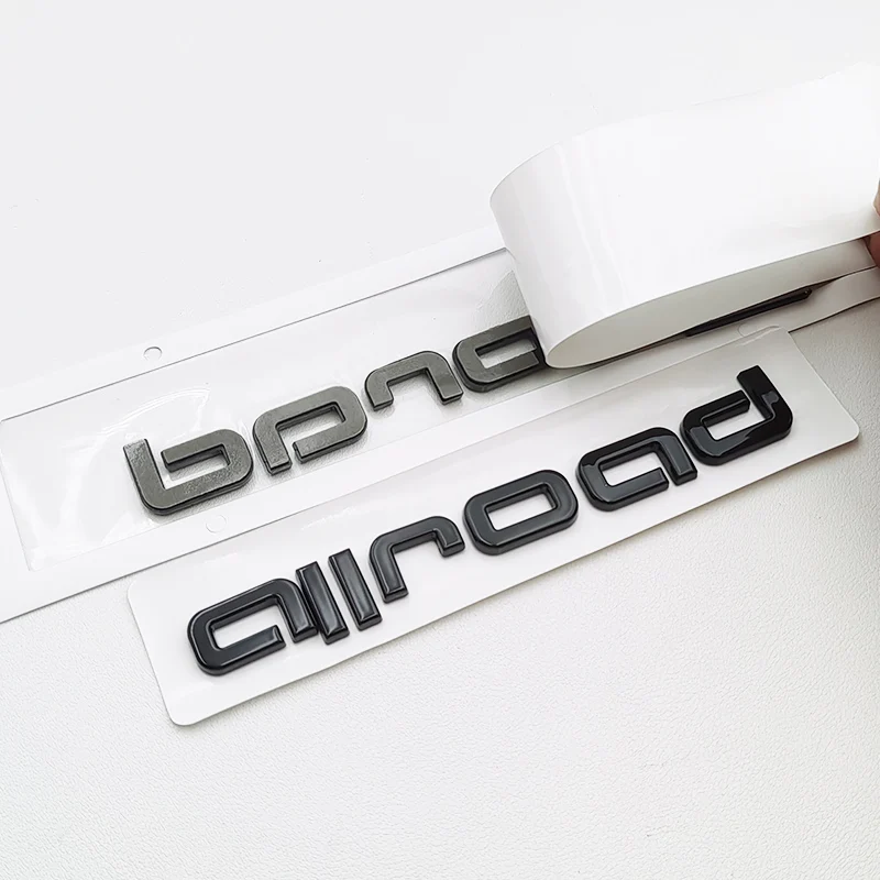 Audi Allroad 3D ABS Хромированный Черный Эмблема Логотип Письмо Багажник Значок Для