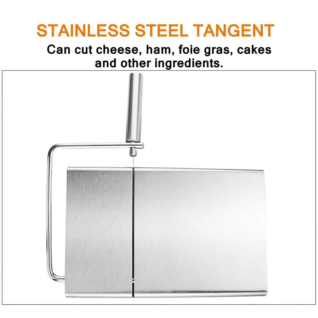 

Слайсер для сыра из нержавеющей стали, многофункциональный инструмент для масла, профессиональный аксессуар, износостойкие Кухонные гадже...