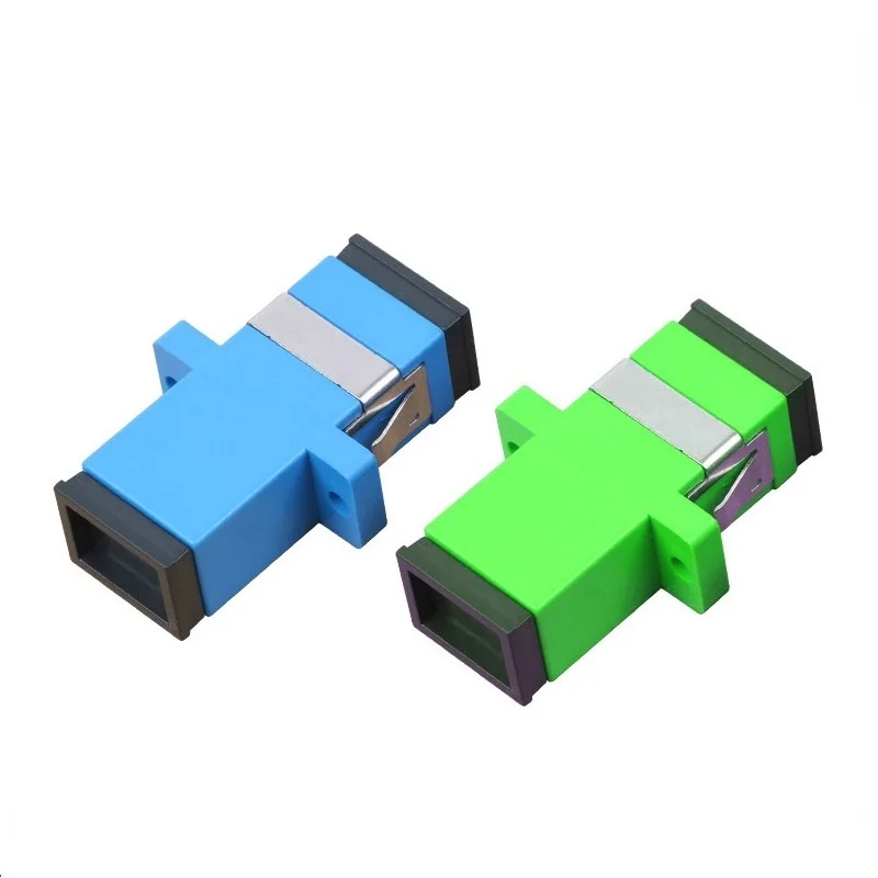 

Free Shipping 50-200 Pcs SC APC/UPC Singlemode Fiber Optic Connector Adapter