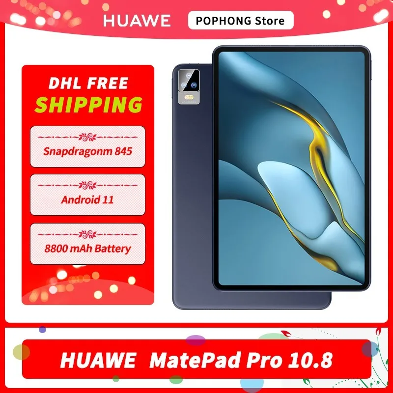 Huawei смартфон с 5 5-дюймовым дисплеем процессором Snapdragon 2022 ОЗУ 10 ГБ ПЗУ 845 Android 11 |