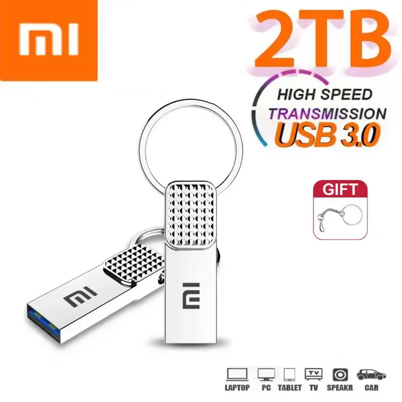Металлические Usb-накопители Xiaomi MIJIA 2 ТБ 3 0 высокоскоростной флеш-накопитель 1 512 ГБ