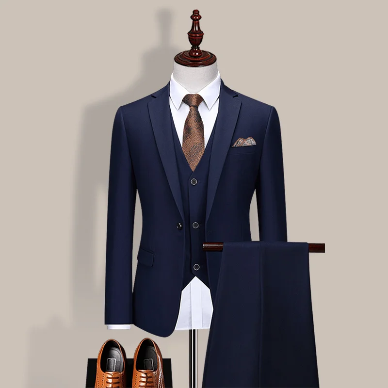 

Custom Made Groom Wedding Dress Blazer Pants Business High-end Classic Dress Trousers SA08-79999