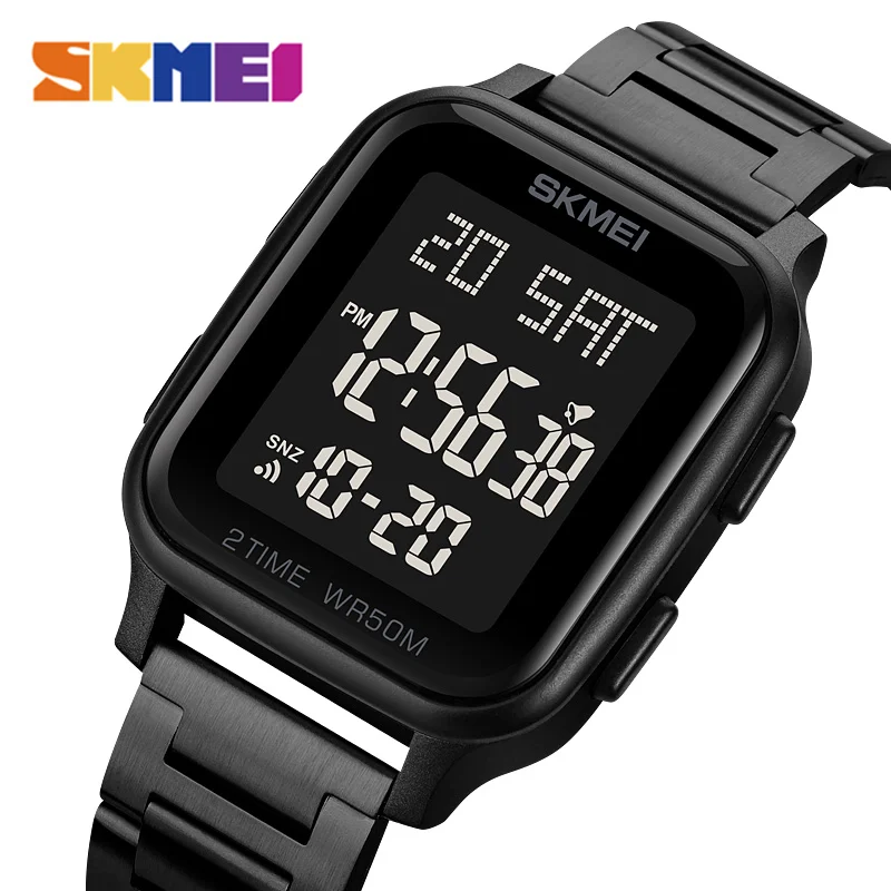 

Fashion Charm Military Man Watch LED Alarm Clock Waterproof Outdoor Electronic Sports Watch For Men SKMEI 2023 NEW Reloj Hombre