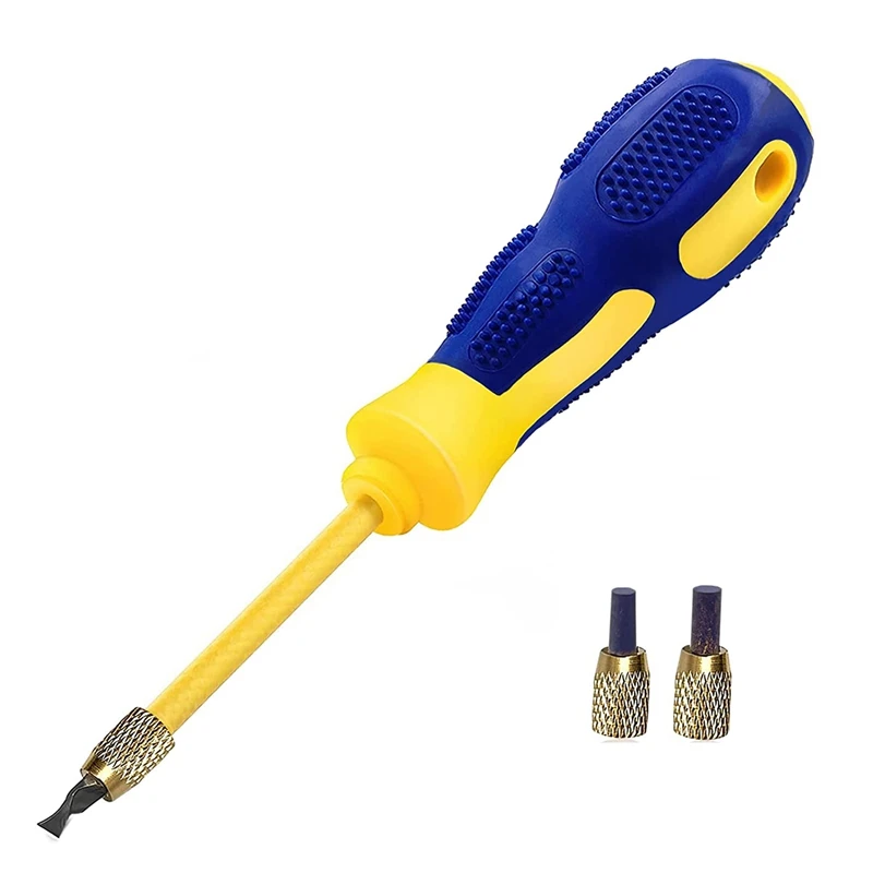 

SEWS-4 In 1 Tile Grout Remover Grout Scraping Rake Tool With 2 Carbide Alloy Head Grout Remover Scraper (0.8Mm,2Mm,3Mm,4Mm )