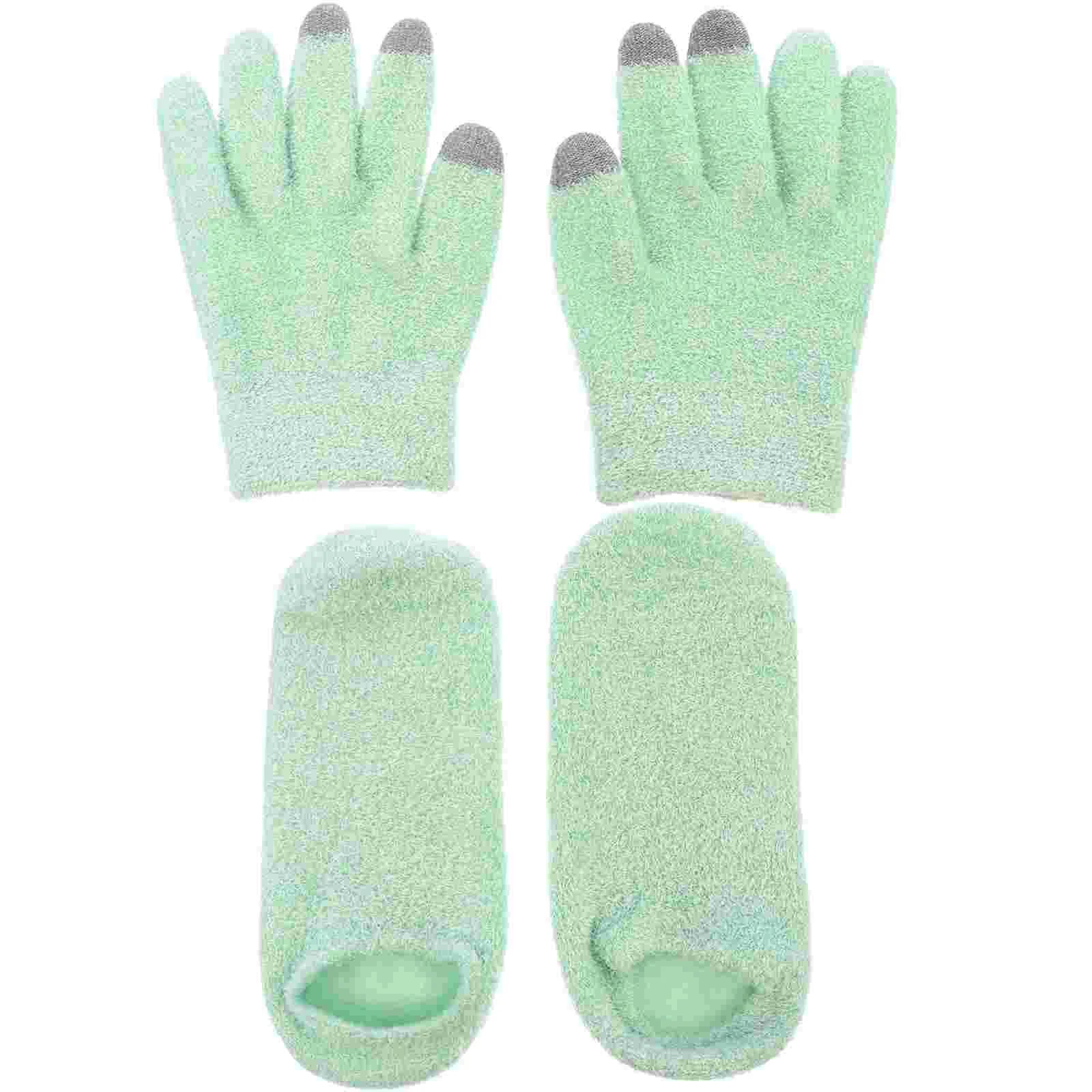 

Touch Screen Gloves Game Men's Thermal Set Skincare Spa Accessories Warm Outdoor Moisturizing Foot Mask