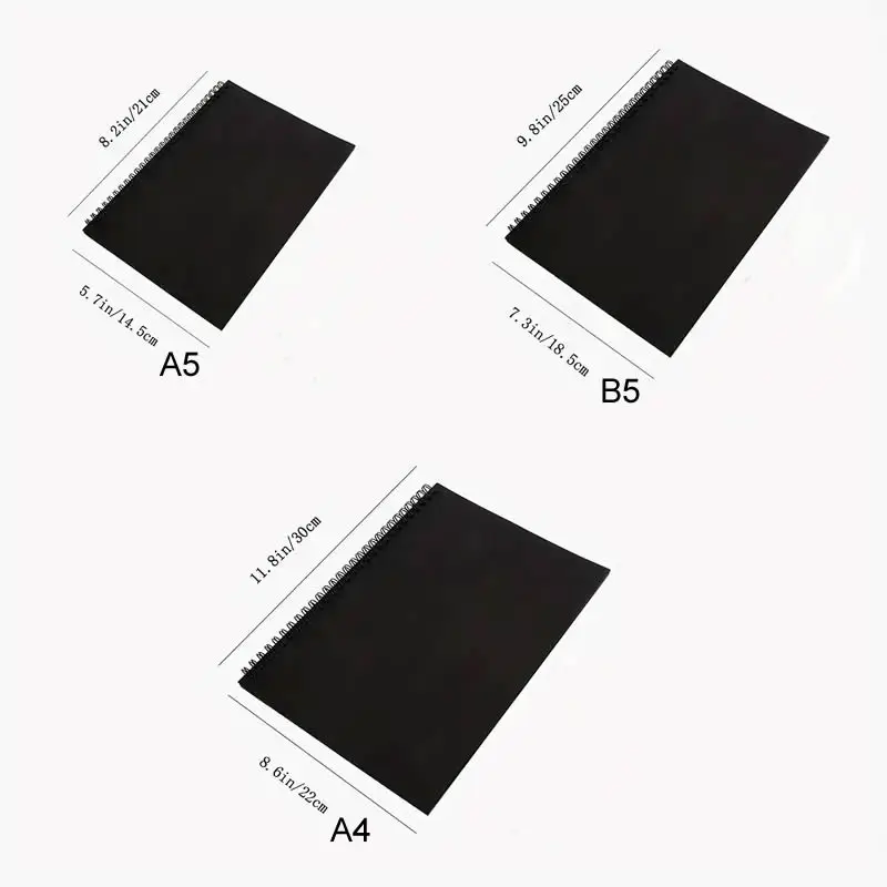 2 шт. спиральный блокнот для рисования A5 B5 A4