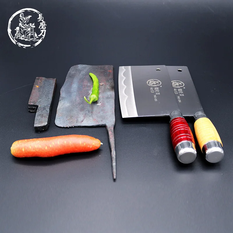 

Top Quality Slicing Knife Chinese Handmade Kitchen Chef Knife Razor Sharp Easy Cut Meat Fish Vegetable Non-slip Handle Cleaver