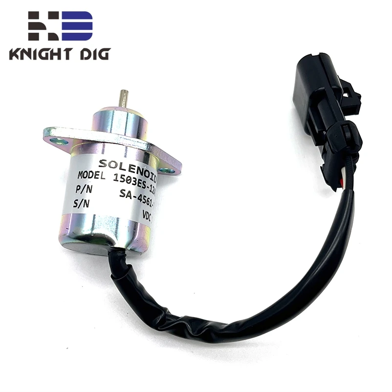 

1503ES-12A5UC9S 12V Fuel Shut Off Solenoid SA-4561-T For Kubota V1505 D1505 Diesel Engine Stop Solenoid 25-15230-01