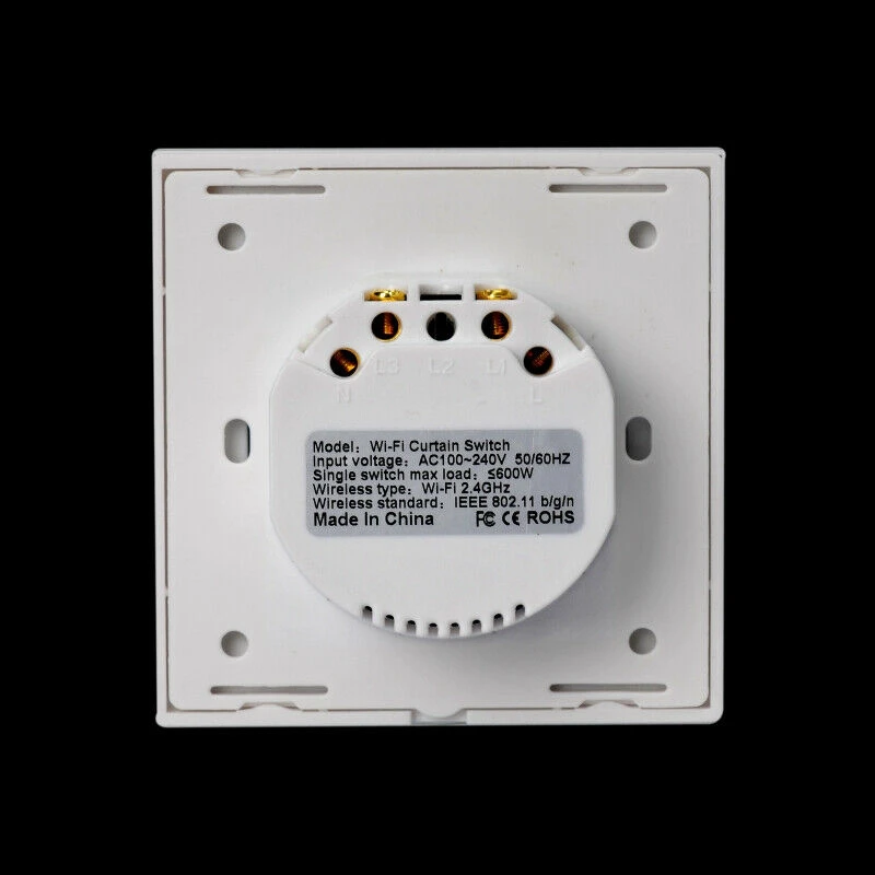 86 мм Wi-Fi умный переключатель для штор с дистанционным управлением рольставней