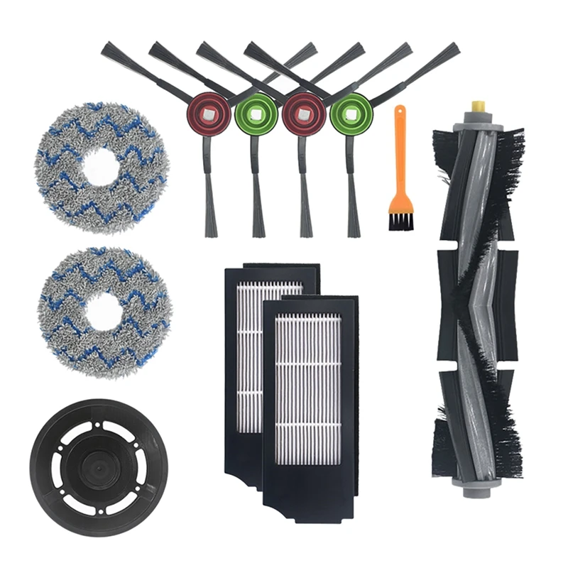 

For Ecovacs T10 TURBO Sweeper Parts Main Brush Side Brush Filter Cleaning Brush Accessory