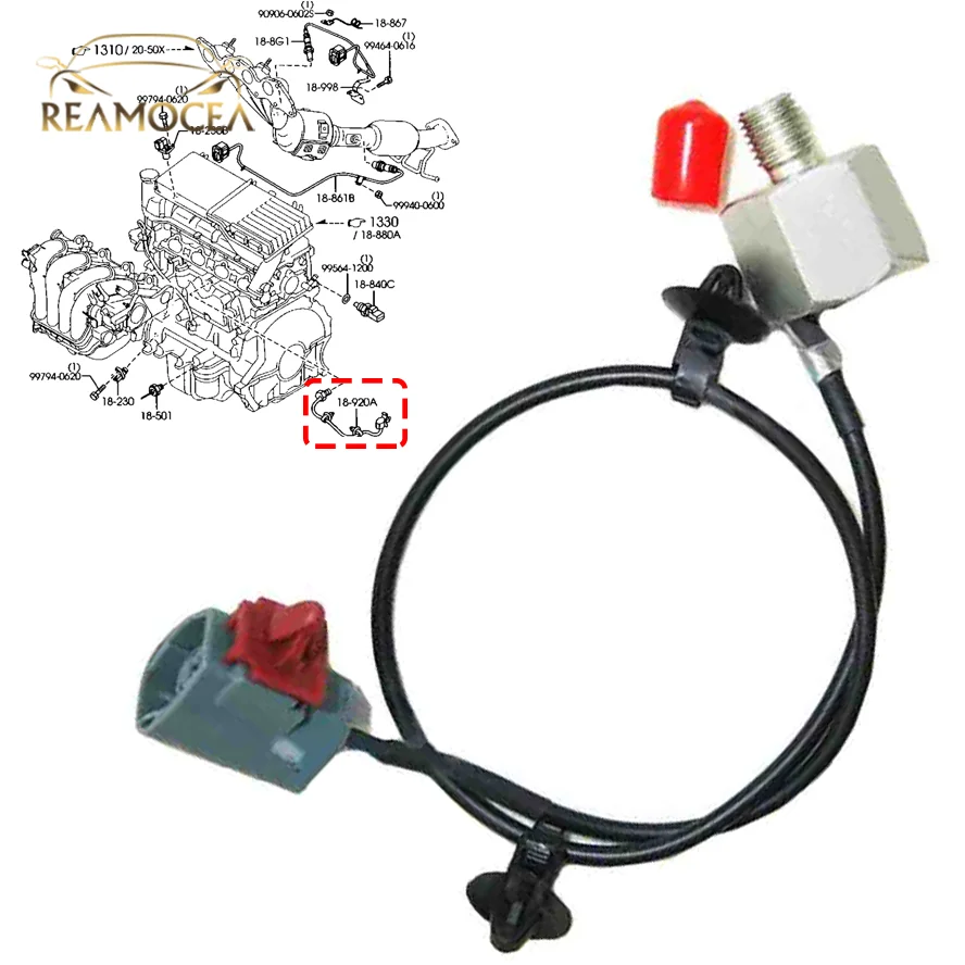 

Reamocea ZJ01-18-921 E1T50371 ZJ0118921 E001T50471 Detonation Knock Sensor For Mazda 3 5 CR19 6 1.3 2.0 2.3 Mazda6 Mazda2 Mazda3
