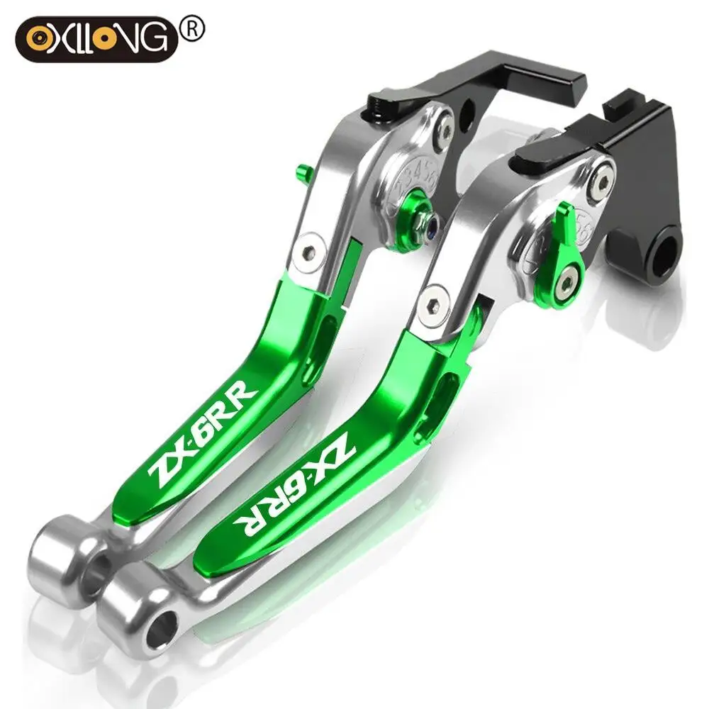 

Brakes lever Adjustable Folding Brake Clutch Levers Extendable Handlebar For Kawasaki NINJA ZX-6RR ZX6RR 2001 2002 2003 2004