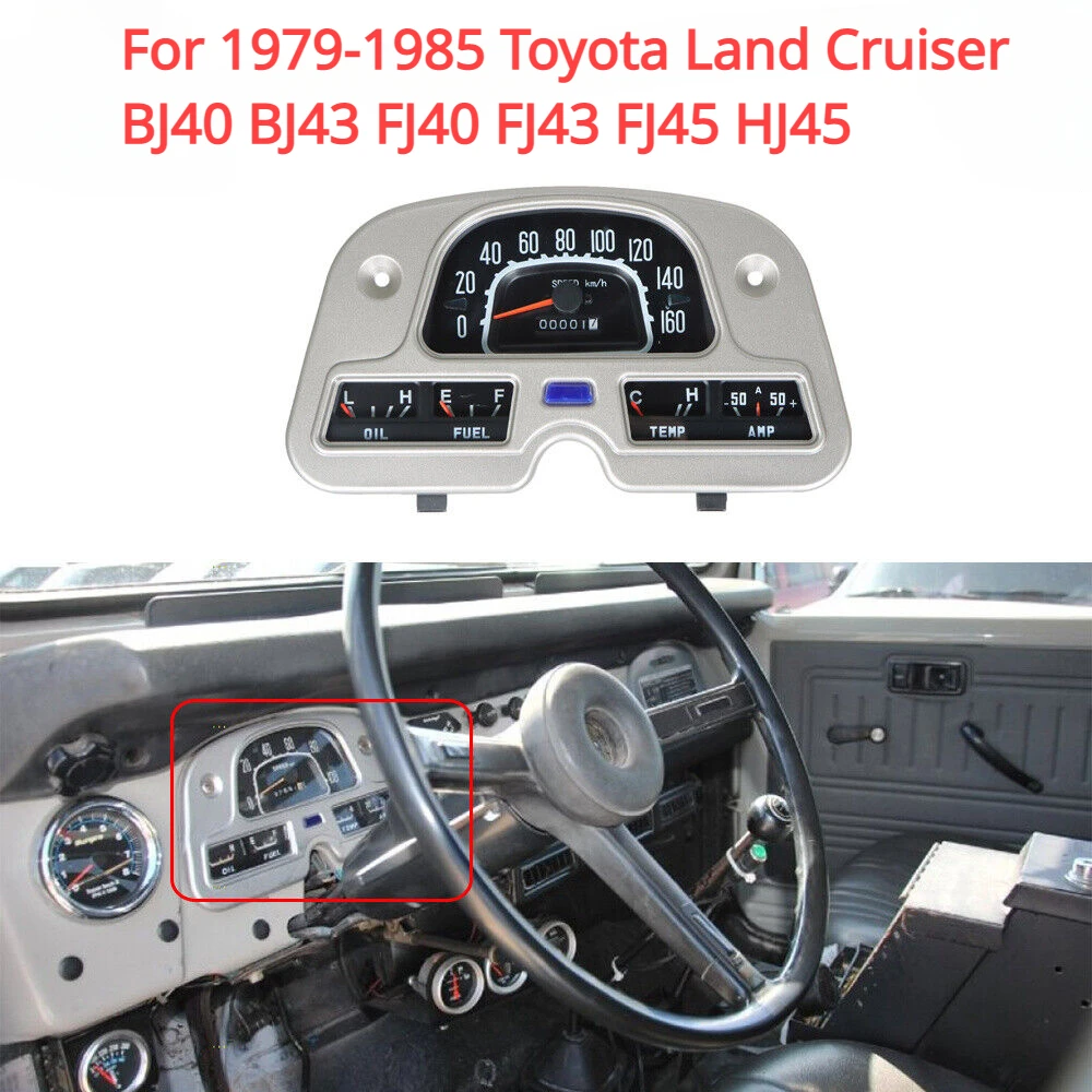 

Для 1974-1980 Toyota Land Cruiser FJ40 FJ45 BJ40 новый Спидометр измерительный прибор кластер 83100-60180