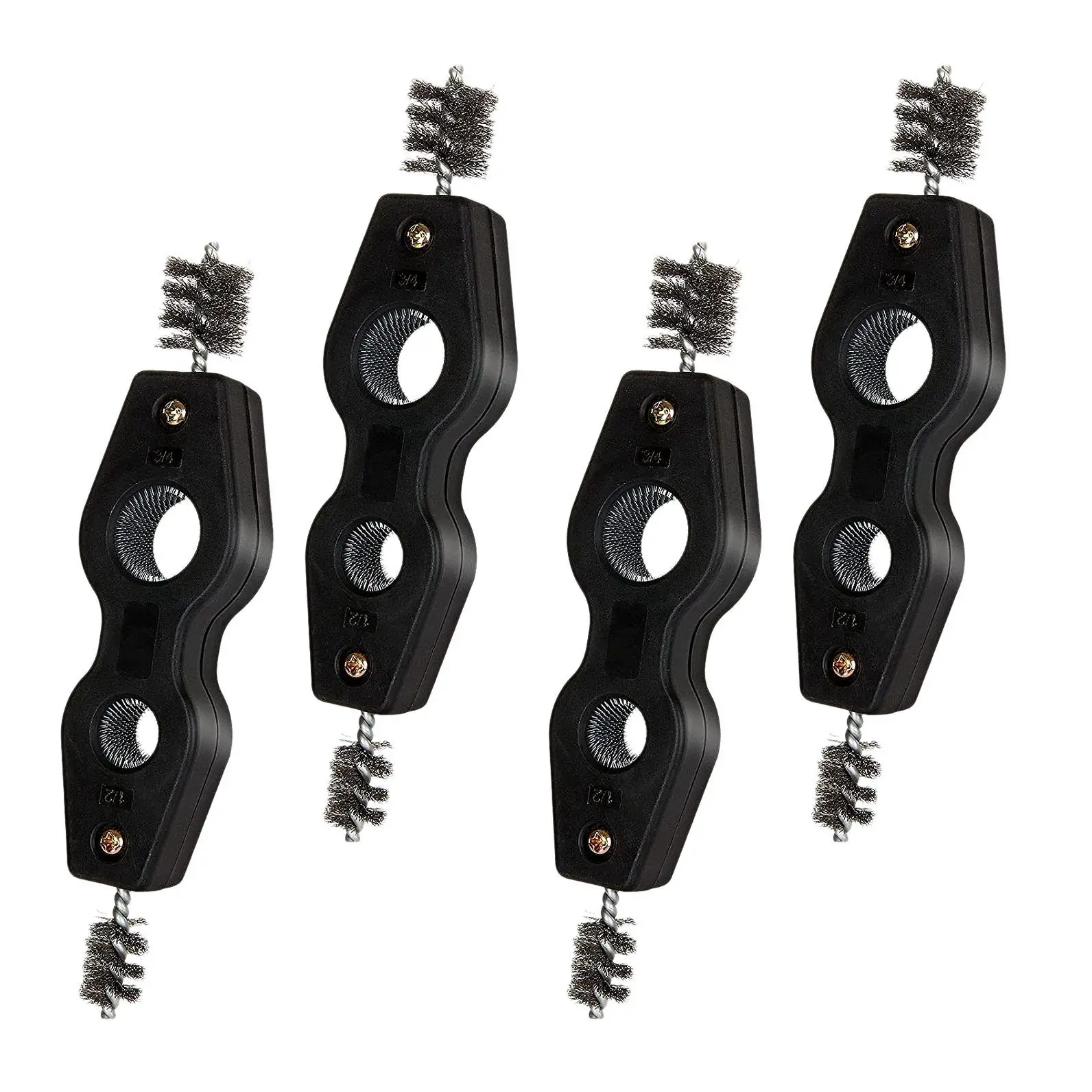 

4Pcs Copper Tubing Brushes, Pipe Cleaning Tool Copper Pipe Cleaner Tool Fitting Brushes Copper Tubing, for Plumbing