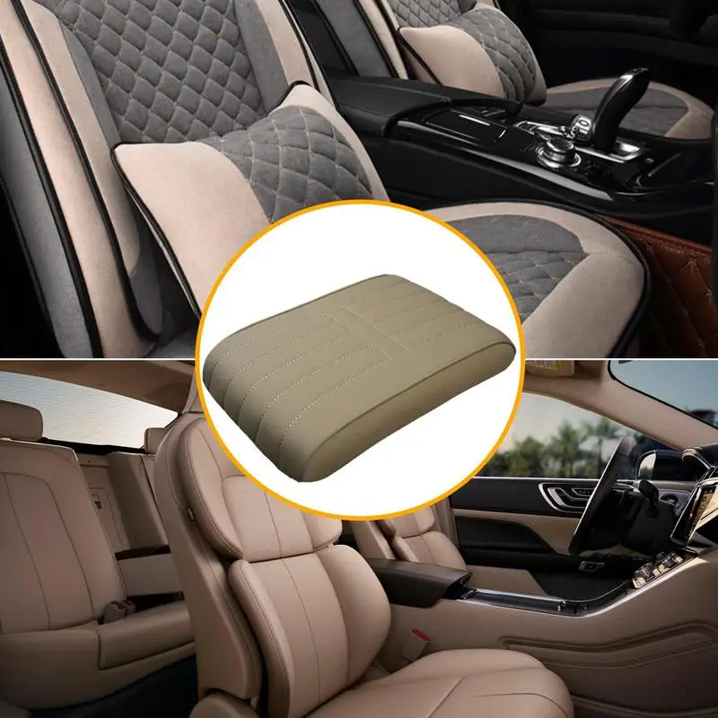 

Armrest Pads Waterproof Auto Center Armrests Storage Box Anti-slip Center Console Arm Rest Seat Box Car Armrest Cushion Interior