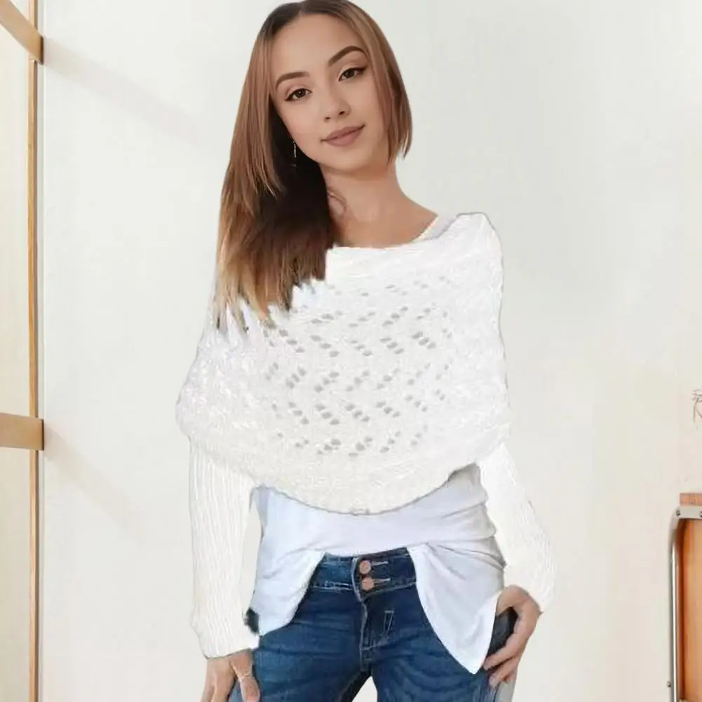 Шаль-шарф с рукавами вязаный шарф в богемном стиле многофункциональный крючком