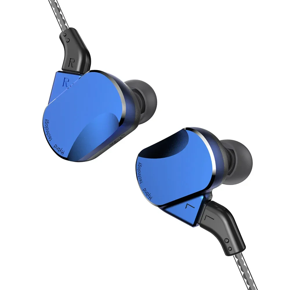 Фото Наушники BQEYZ BQ3 Hi-Fi 3 BA + 2 DD, алюминиевый металл №5