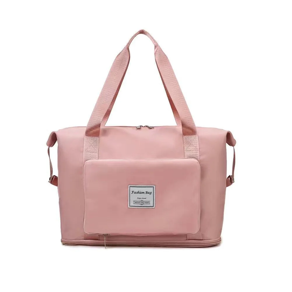 New Women Travel Bag Large Capacity Bags Tote Foldable Luggage Shoulder Duffle Storage Waterproof Handbags Sport Crossbody