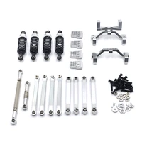 mn model 112 d90 d91 d96 mn98 99s rc car metal upgrade modification parts including 6 sets of connecting rods tie rod seat etc