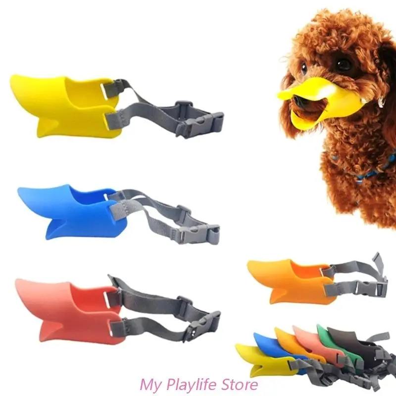 

Dog Muzzle TPR Duck Muzzle Mask for Pet Dogs Anti Bite Stop Barking Small Large Dog Mouth Muzzles Pet Dog Accessories