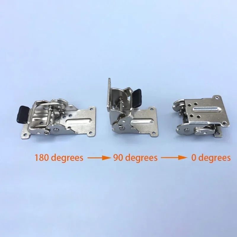 2 шт. серебристые складные петли для кофейного столика 0-90-180 градусов