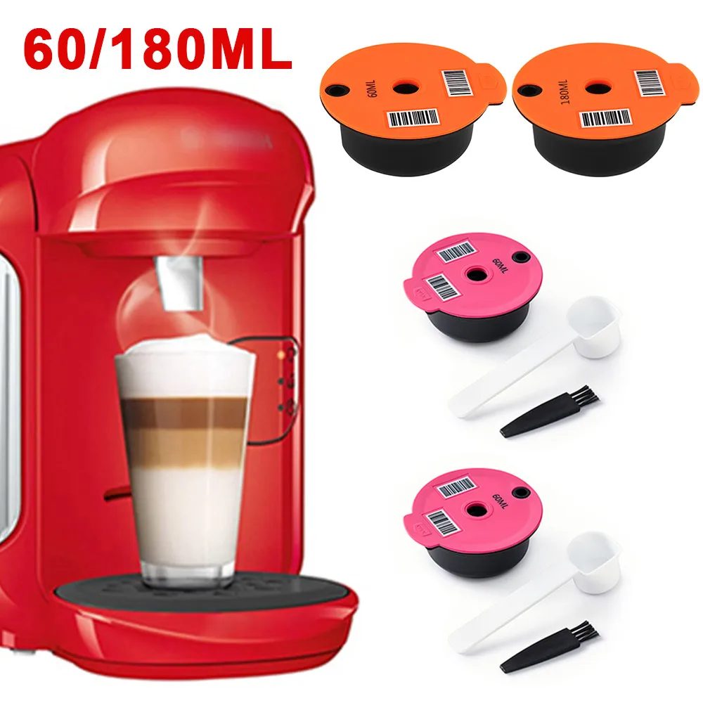 

Кофемашина Bosch-s Tassimo, 60/180 мл, многоразовая Капсульная кофейная чашка, фильтр, корзина, капсула и ложка-кисточка