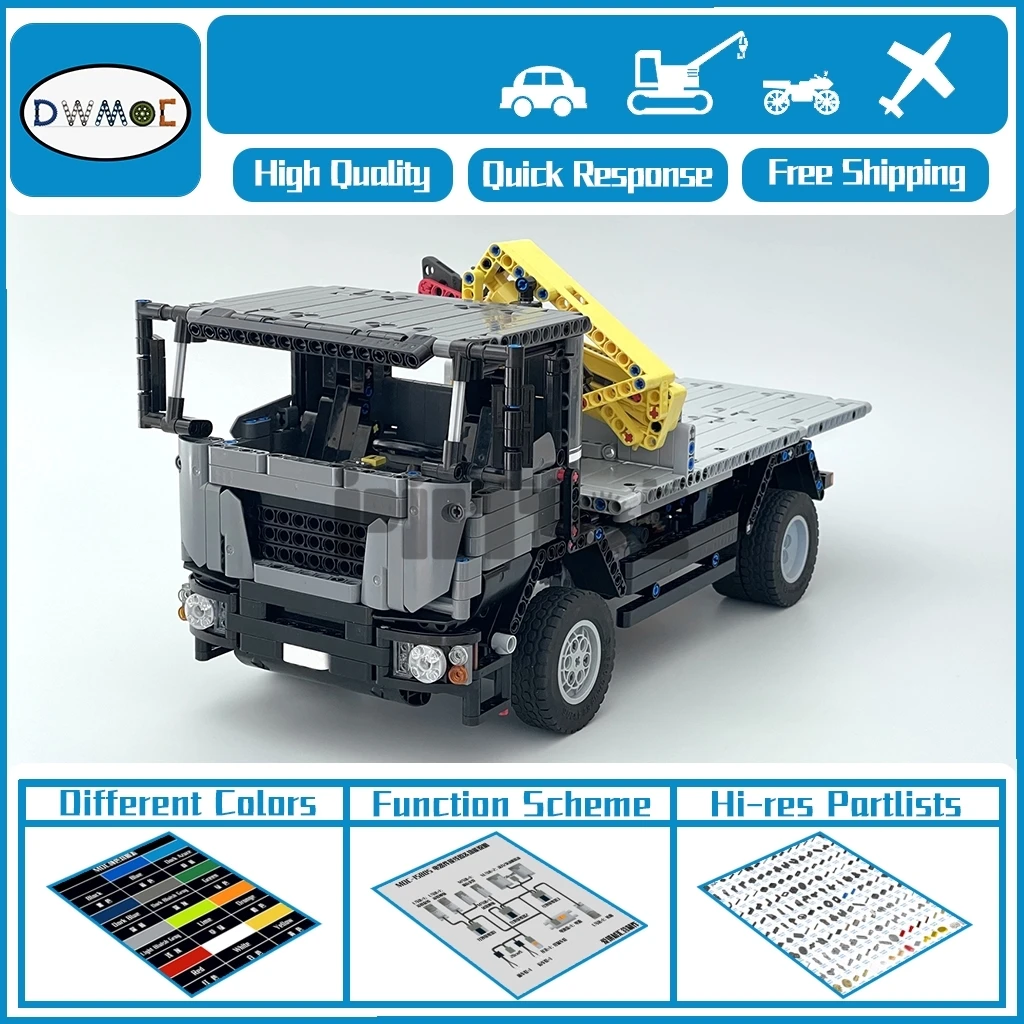 

Moc-76173 all terrain 4 × 4 engineering truck 1163pcs technology assembly and splicing building blocks New Year gift Moc-76173