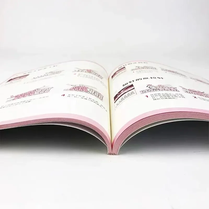 Новинка книжка для вязания крючком с узором переплетением иглой начинающих