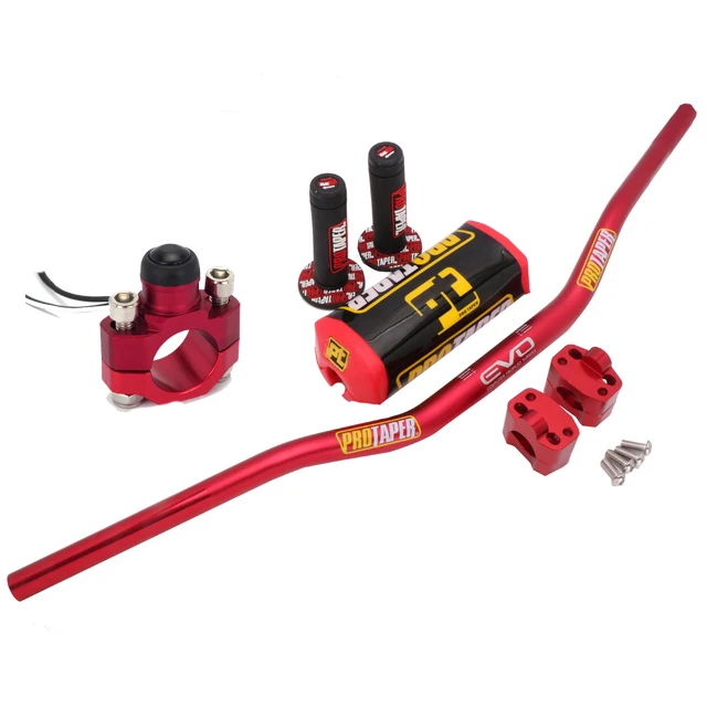 Motorcycle 1 1/8&quot Fat Bar 28MM 800mm Handlebar Clamps Universal Stop Start Kill Switch Set For KTM Honda Yamaha EXC CRF |