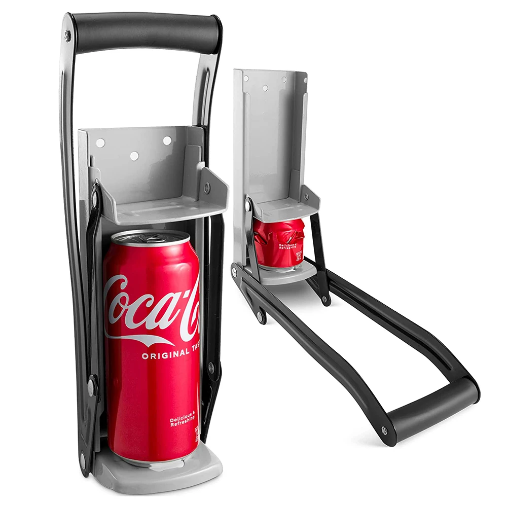 

Heavy Duty Can Crusher 12/16 oz Can Crusher & Bottle Opener Wall Mounted Soda Beer Smasher for Soda Beer Pop Cans