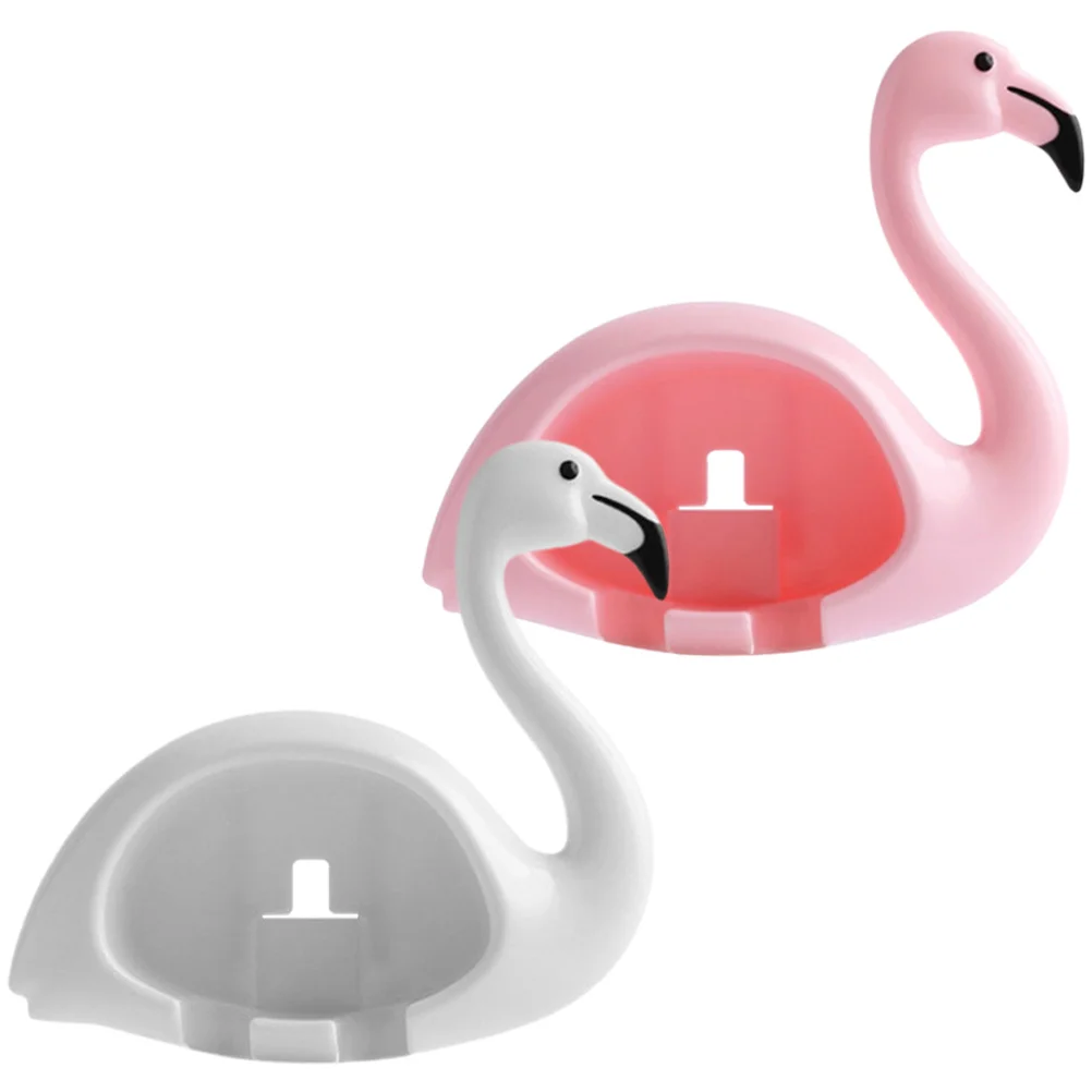 

Flamingo Holder Electric Bathroom Decor Wall Mount Stand Organizer