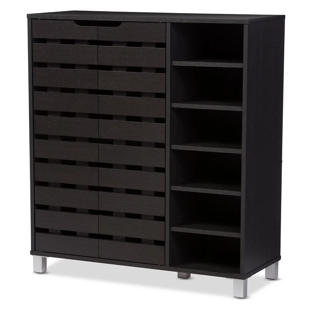 

Shirley 2 Door Shoe Cabinet,Strong and Durable,85.8 Lbs,13.85 X 34.16 X 38.06 Inches