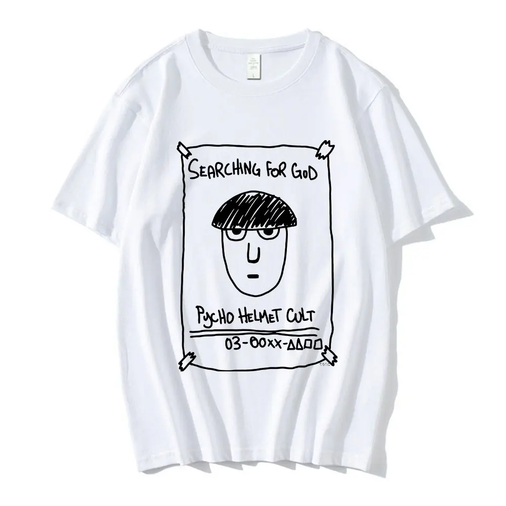 

Футболка Мужская/женская оверсайз в стиле аниме, забавная с рисунком психомолита, шиджео кагеяма, одежда для манги в стиле Харадзюку, Повсед...