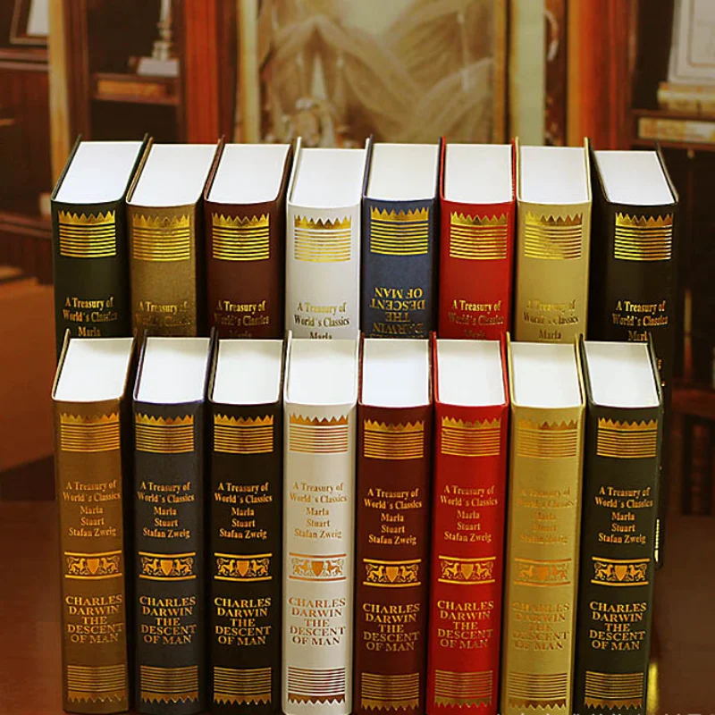 

8 PCS New Fashion Fake Books Decoration Books Living Room Decoration Coffee Table Ornaments Storage Box Home Decor Random 8 Pcs